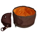 Zip-up Foldable Food Water Bowl 